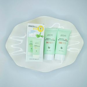 greentea cica whitening suncream century beauty