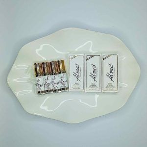 Almas White 6ml Indian roll-on perfume with a cool and soapy fragrance